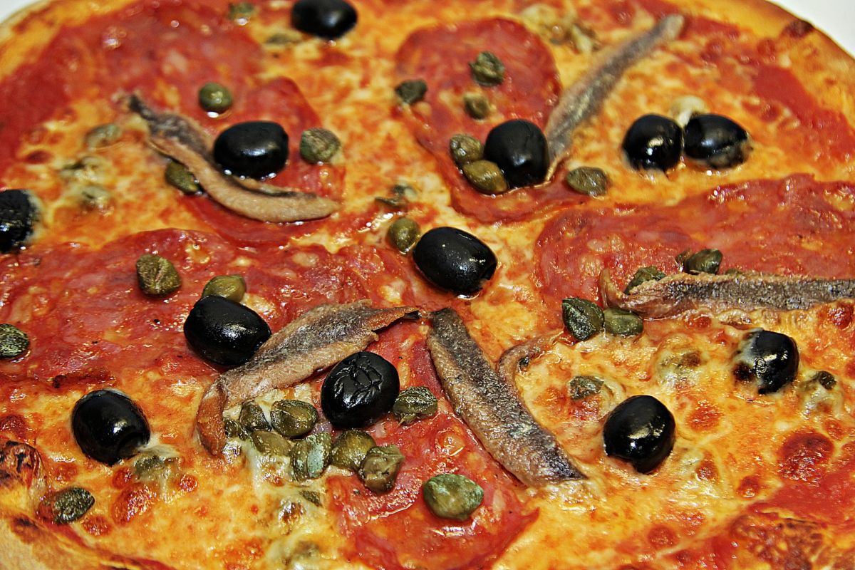 pizza con anchoas